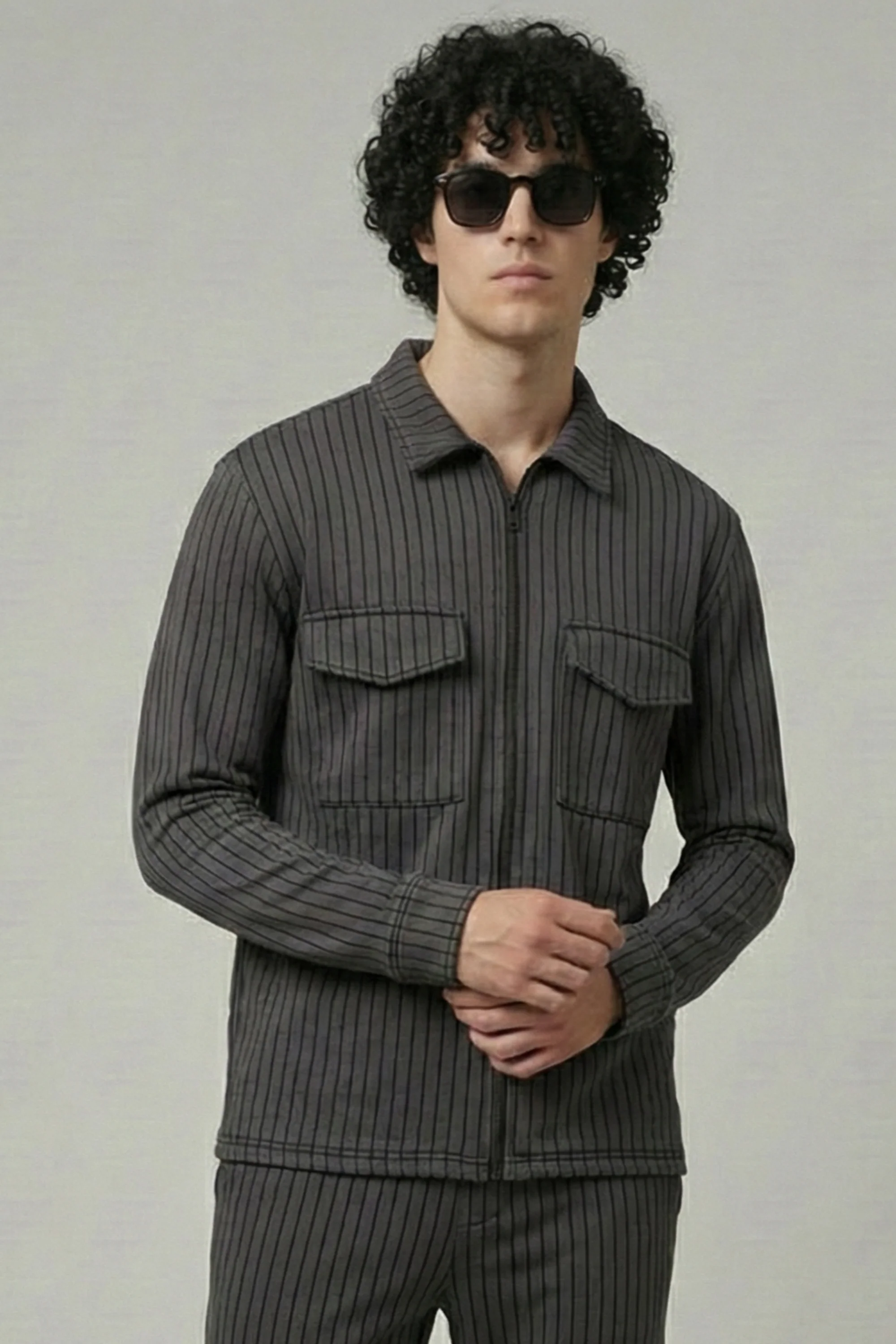 Spd Grey Line Zipper