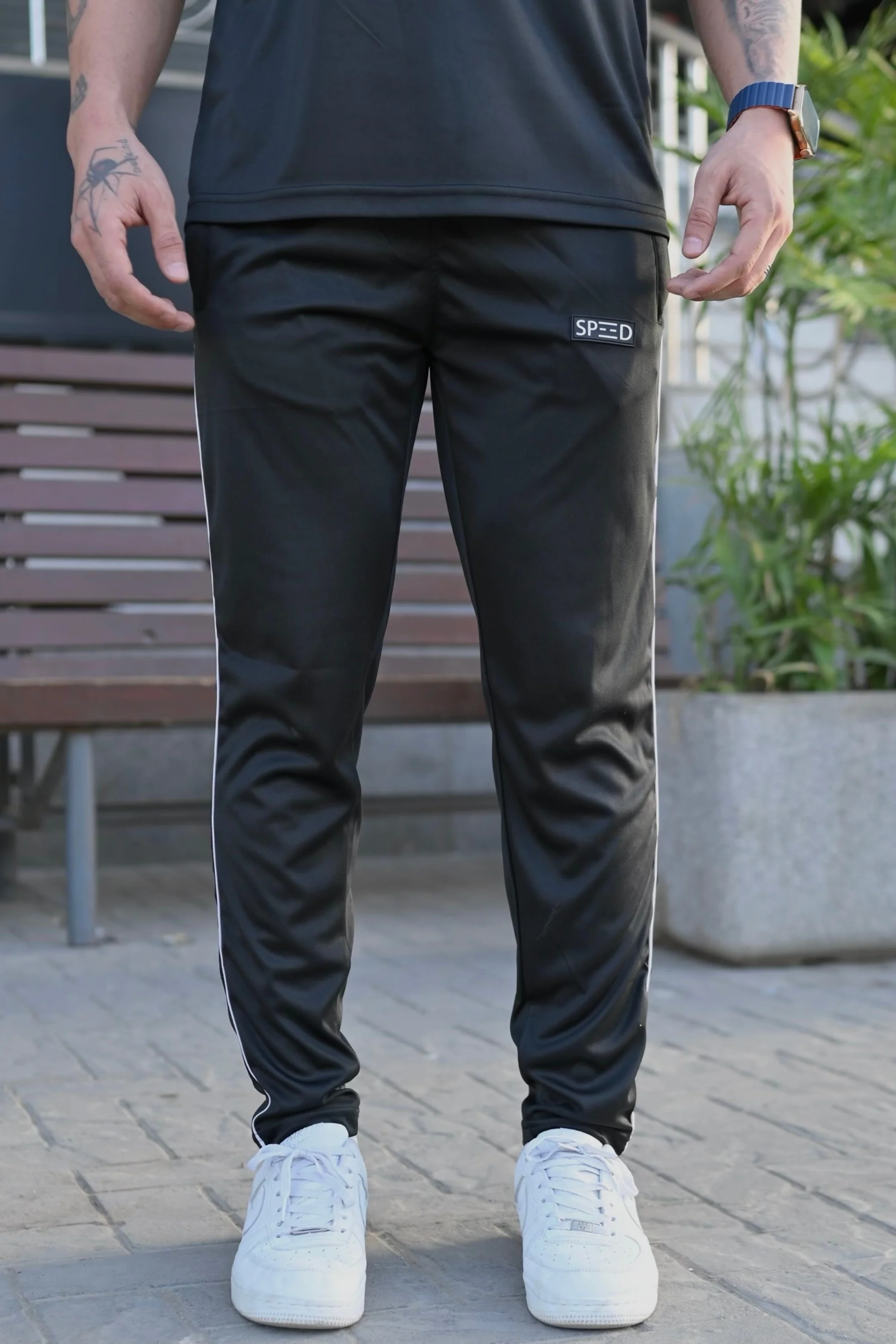 Spd Black Essential Tracksuit - Image 3